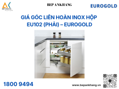 Giá góc liên hoàn inox hộp EU102 (phải) – Eurogold